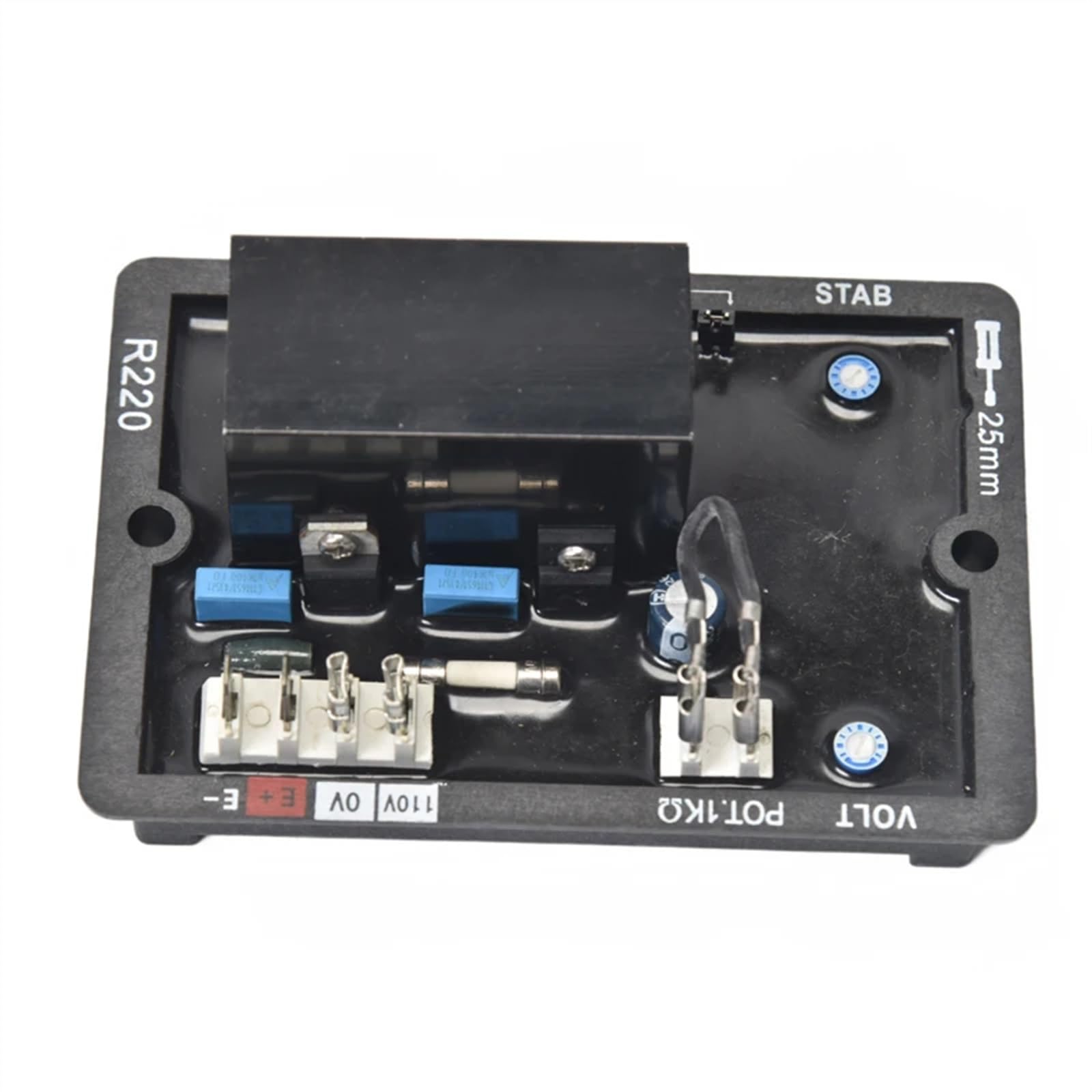 R220 Regulador de voltaje automático, alternador, piezas de repuesto, generador diésel, regulador de voltaje automático
