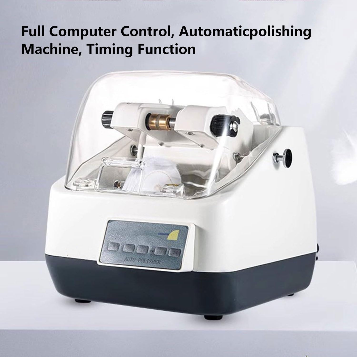 Edger de Lente óptica eléctrica, máquina de Recorte de Lentes de 140 W, máquina de Pulido de Lente con Panel de Control de microcomputador, 1~5 Minutos de Ajuste de Tiempo