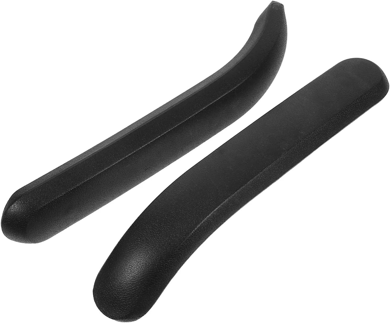 1 Pair Round Tube Office Chair Armrests, Plastic Arm Pads for Desk Chair Elbow Support & Cushion