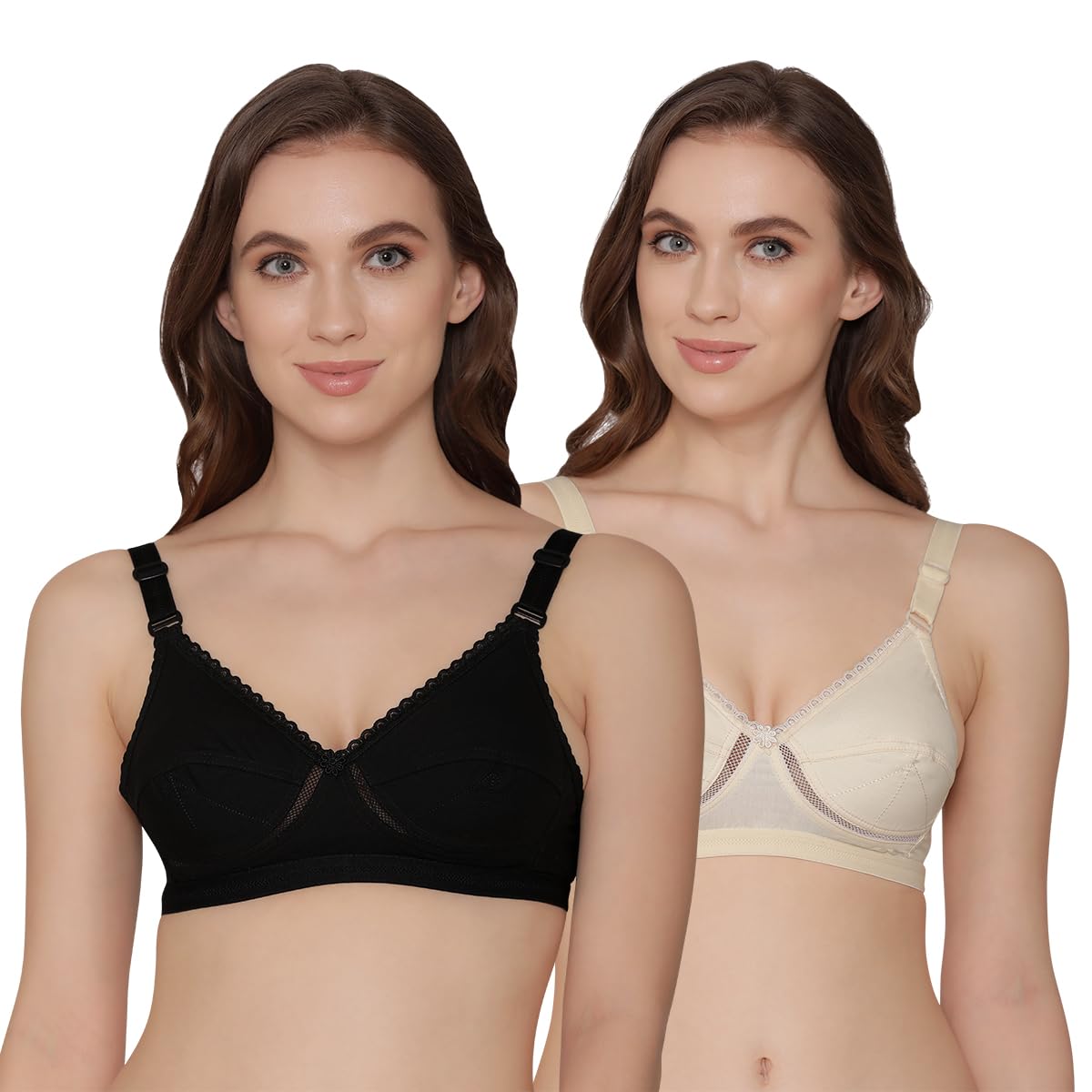 Diksha Full Coverage Non Padded Double Layered Cups Everyday Bra-image-29