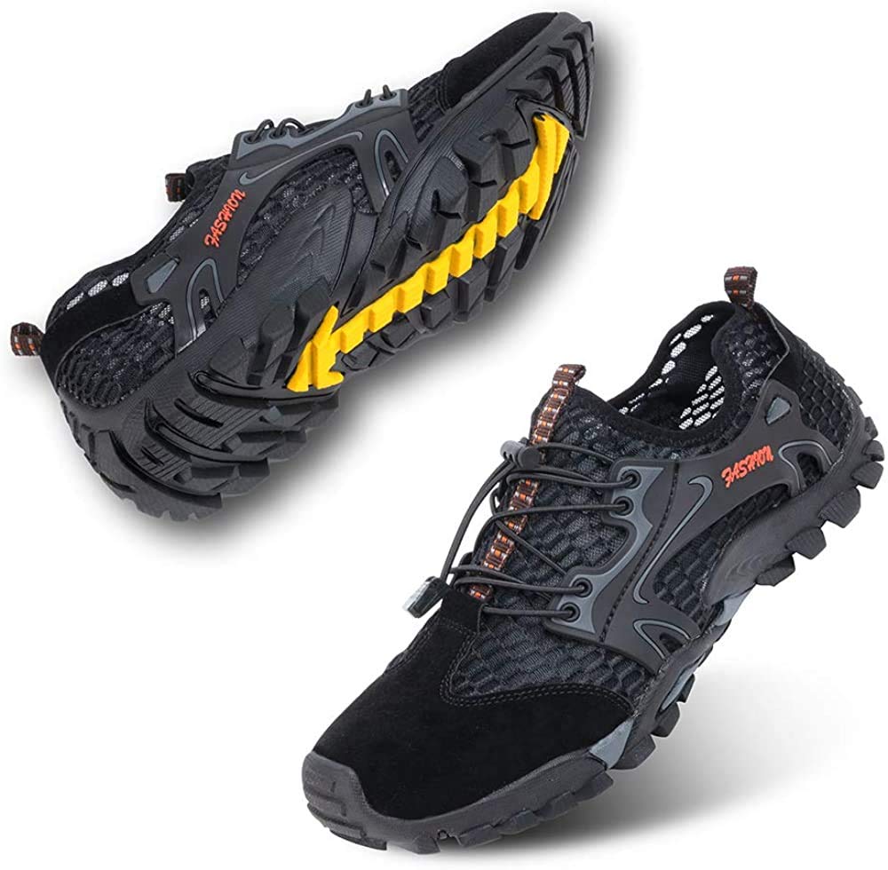 VTASQ Scarpe da Trekking Arrampicata Uomo Sandali Sportivi Estivi Mesh Pescatore All'aperto Acqua Sandali da Mare Escursionismo Traspiranti e Leggero Asciugatura Rapida