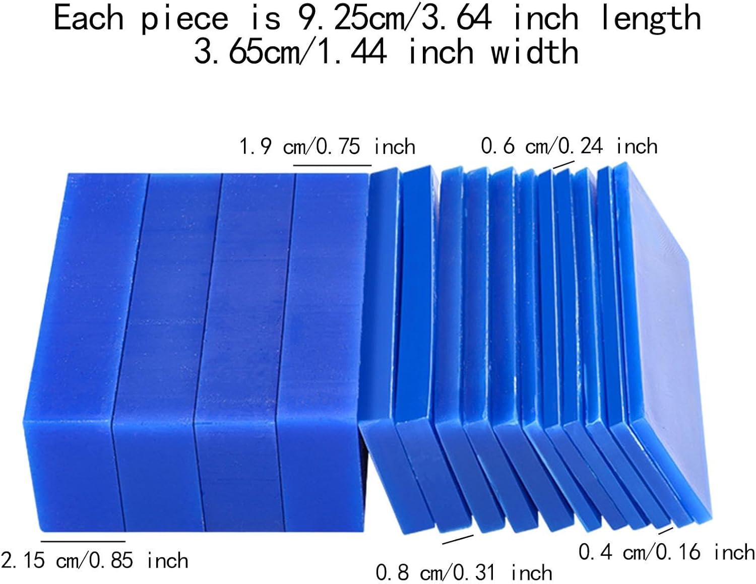 Carving Wax, Jewelry Making Tools, Sturdy Art Crafting Supplies, Professional Wax Casting Tools, Jewelry Casting Kit, Blue Wax Slice