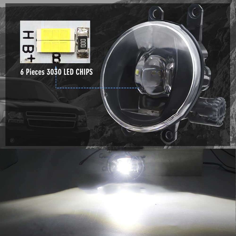 2 Sztuk Mgły światła Montaż 30W Samochodu Przedni Zderzak Led Lampa Przeciwmgielna Drl H11 12V Dla Toyota Empea (mcr3_, Acr3_, Clr3_) 2000-2006