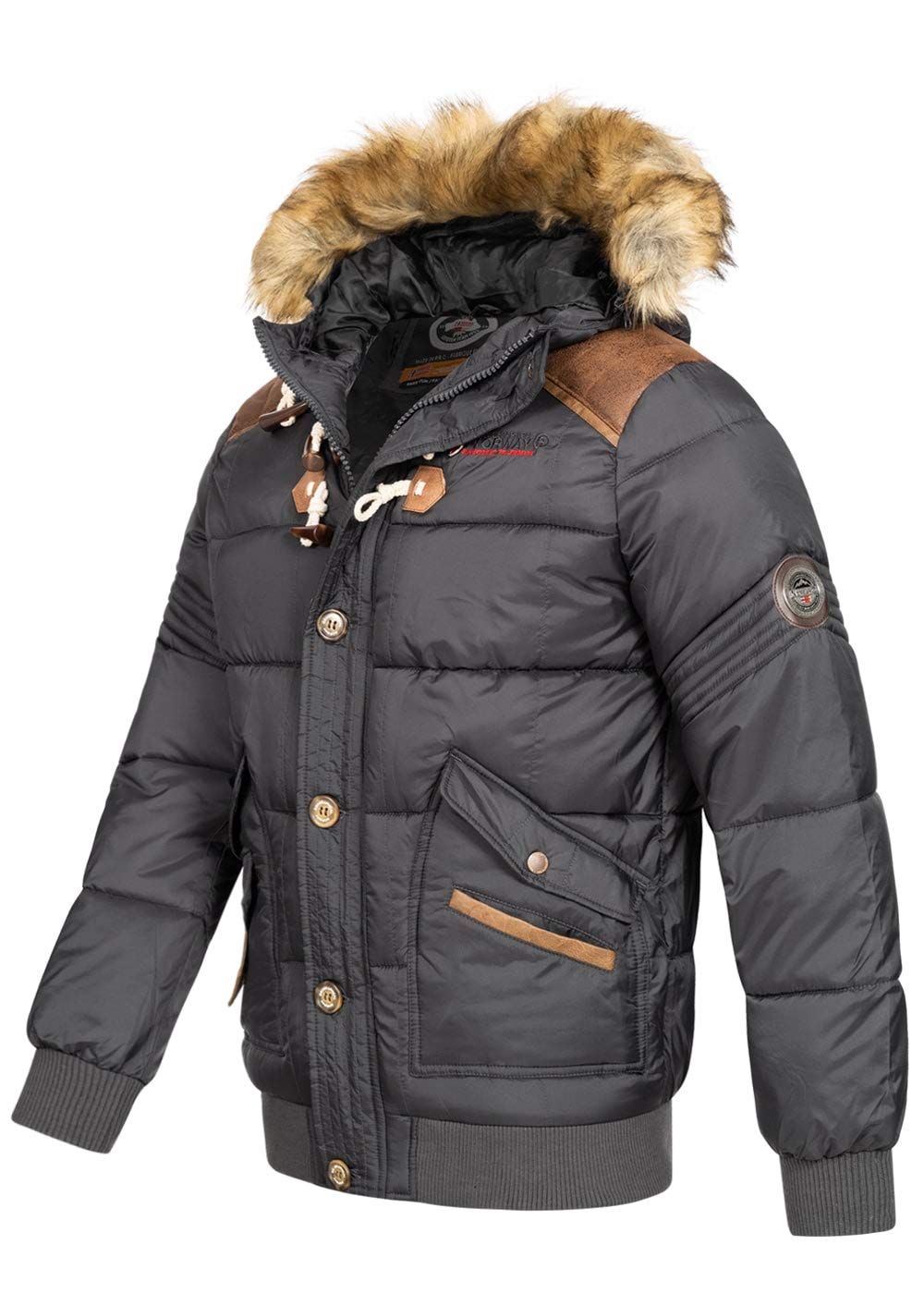 Geographical Norway - Giacca Invernale da uomo, trapuntata, Parka Belphegor