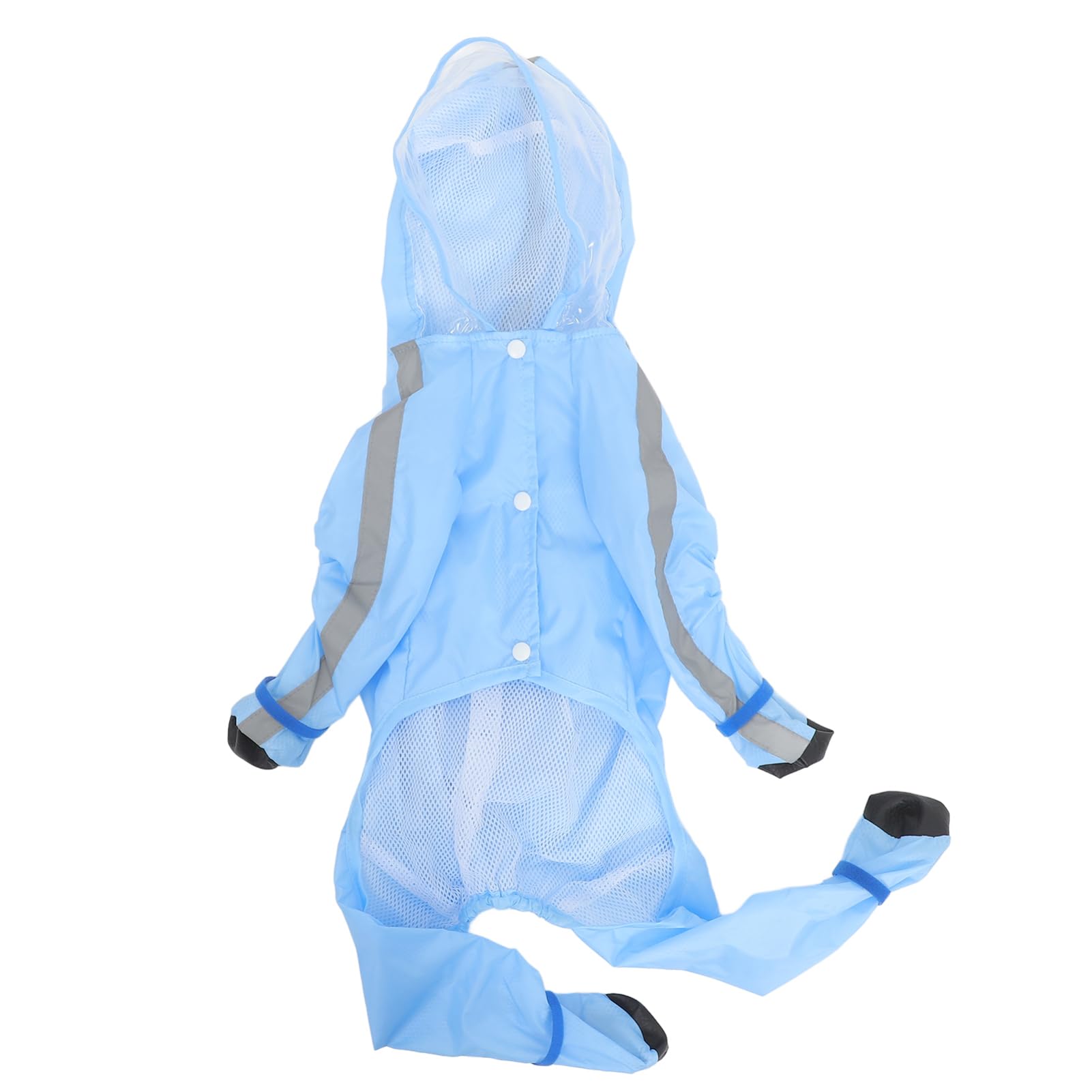 Milisten Hooded Dog Raincoat Waterproof Reflective Small Dog Rain Coat for Puppy Poncho Night Safety Sizes Xs to XXL