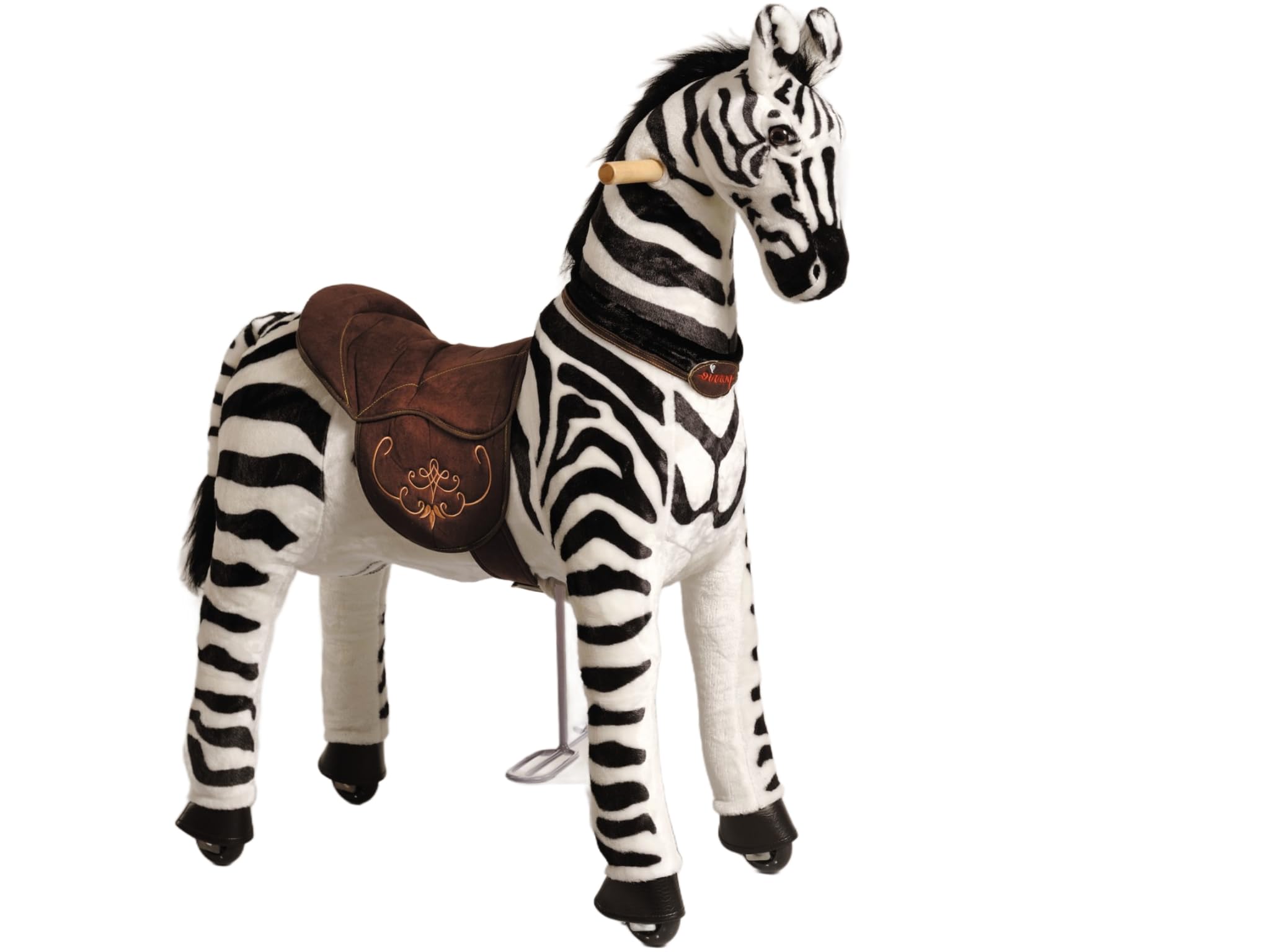 Ponnie Caballo de equitación para niños de 5 a 12 años, M, Caballo mecánico sobre Ruedas, Adecuado para niños a Partir de 5 años (requisito de Peso: mín. 13 kg hasta máx. 50 kg) — view 21