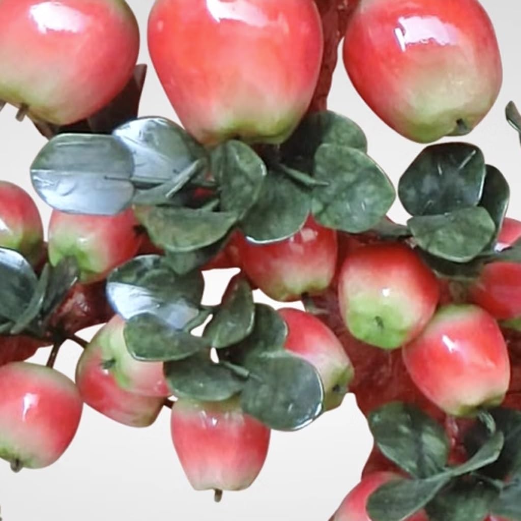 CHICKEN Piante Decorative Artificiali Jade Apple Tree Lobby Company Apertura Giada Pianta in Vaso Ingresso Soggiorno Decorazione Decorazione Domestica Artigianato Piante da Appartamento Finte