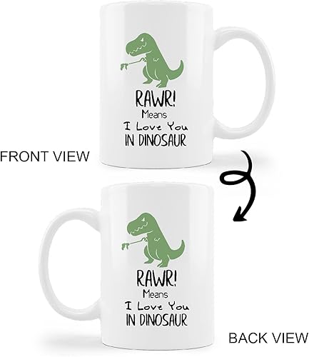 Miniatura 4 de kunlisa Taza colorida del alfabeto, taza de cerámica de camión de construcción de dibujos animados, taza de café de 11 onzas, taza de té con leche,