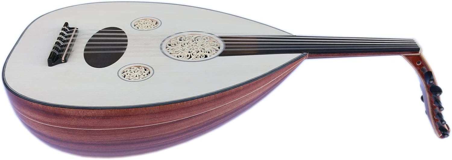 Turkish Professional Electric Oud Stage HSO-302E | Oud String Musical Instrument Ud Aoud
