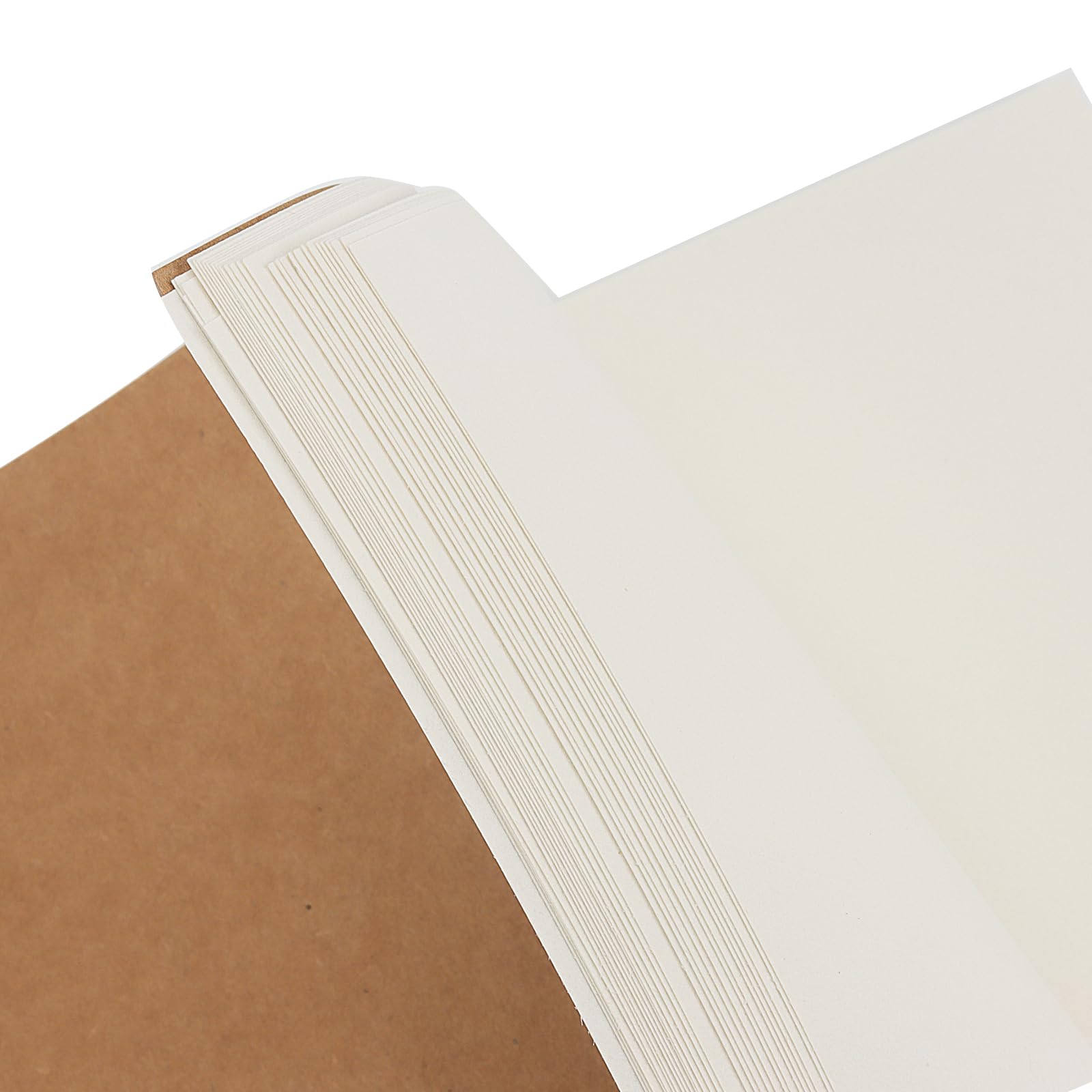JIAYUET 6 Pack A5 Spiral Bound Hardback Sketchbook, 50 Sheets/100 Pages Kraft Landscape Sketchbook, 120gsm Spiral Bound Drawing Pads for Painting, Travelers - Image 4