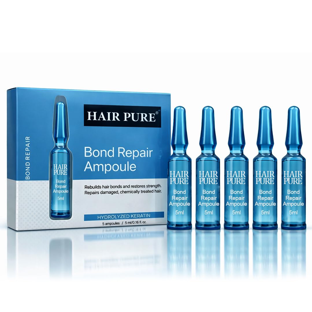 Hair Pure Bond Repair Hair Ampoule with Hydrolyzed Keratin | Power Booster for Damaged, Chemically Treated & Weak Hair | Strengthens Hair Bonds | Deep Nourishment for Smooth, Strong & Shiny Hair-image-21