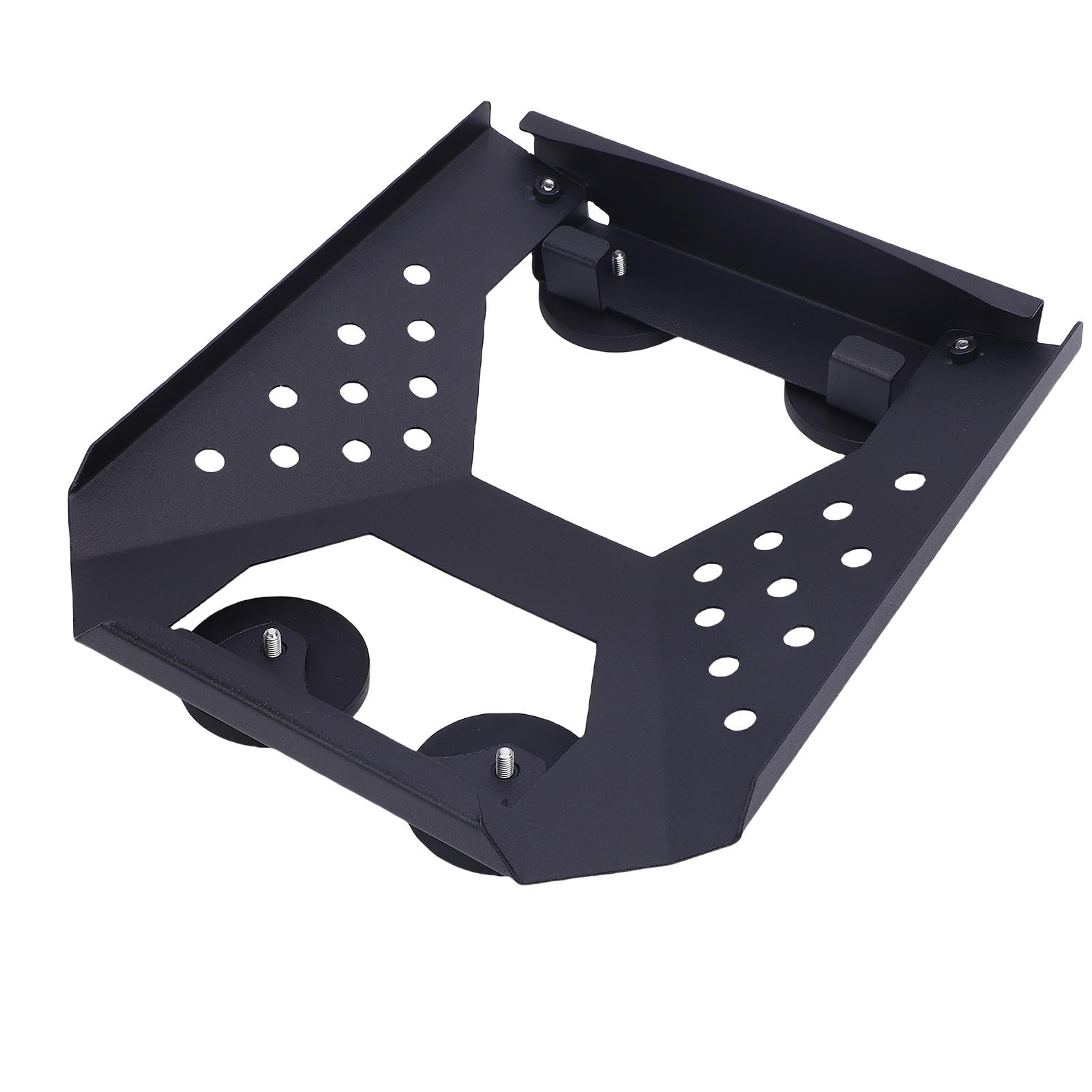 Drfeify Soporte de Techo para Coche Satélite Apto para Mini, Kit de Montaje Magnético de Liberación Rápida de Hierro con 4 Imanes de 264 Libras de Sujeción con Bases Recubiertas de Goma para Uso en