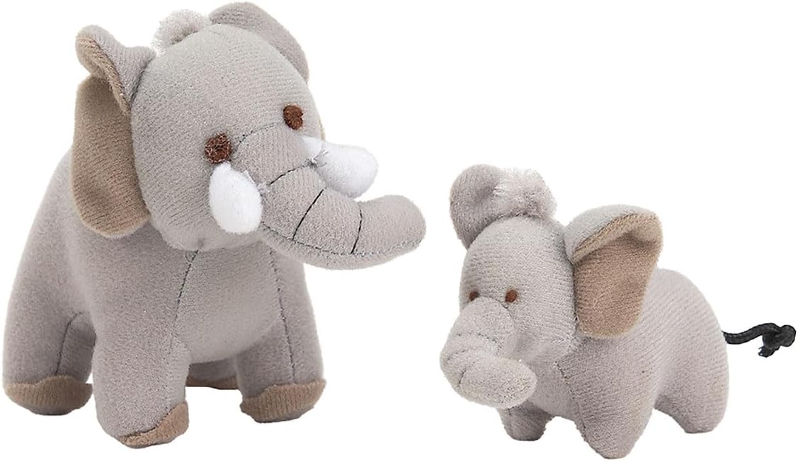 Lillian Vernon Personalized Plush Zoo Animals Play Set -11" x 8 x 7 1/2", Super Soft Poly-Cotton Set, Easter Basket Gift, Kids Personalized Gift