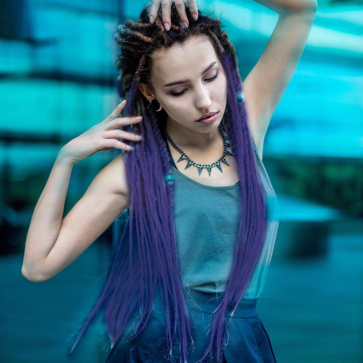 Amazon.com : Lounoke 24 In Double Ended Dreadlock Extensions 