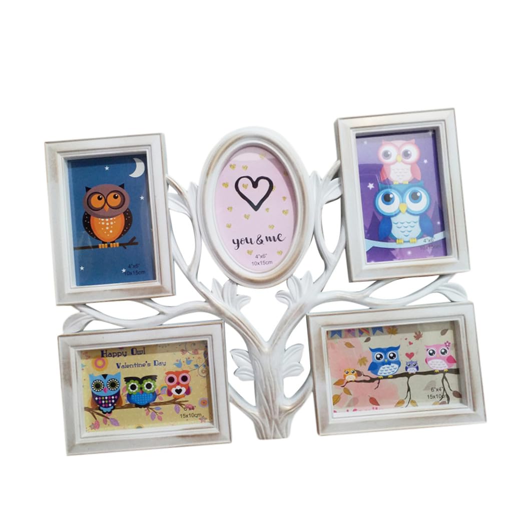 FOMIYES Cornice per da in Pvc Bianca a Forma di Organizer Creativo per Protezione, per Compleanni e Anniversari in Casa