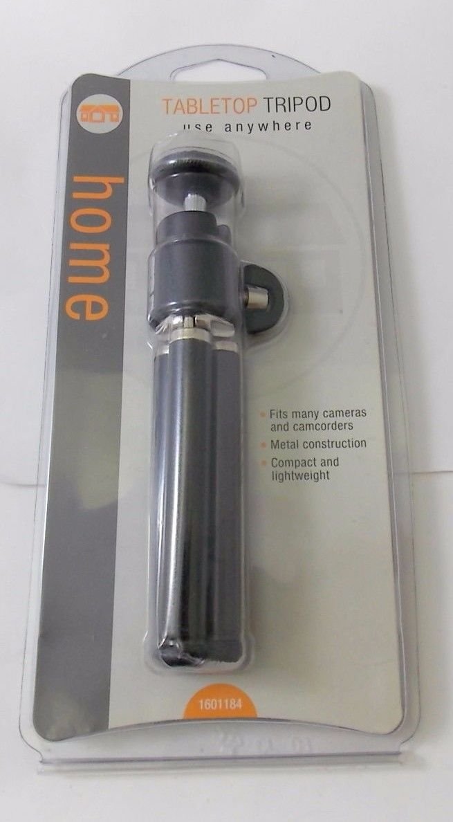 6 3 Ignition 1601184 Mini Table Top Camera Tripod Dark Gray Silver