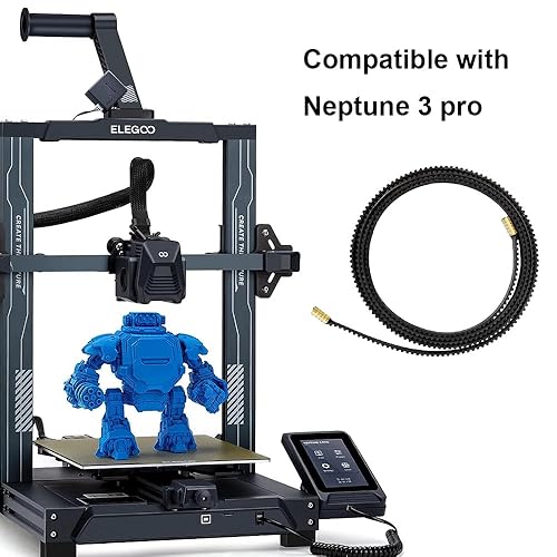 Miniatura 7 de 2 piezas de correa de transmisión antideslizante original de goma de 2GT-0.236 in de eje X (30.315 in) + eje Y (29.331 in), piezas y accesorios para