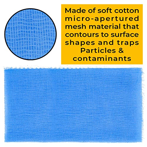 Eshazu Tack Cloth (Box Of 12) Tack Rags For Woodworking And Painters Made With 100% Cotton Removes Dust, Sanding Particles, Cleans Surfaces #TOP2