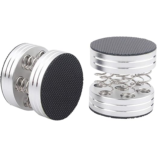 CNC Aluminum Speaker Spikes 4Pcs Silver