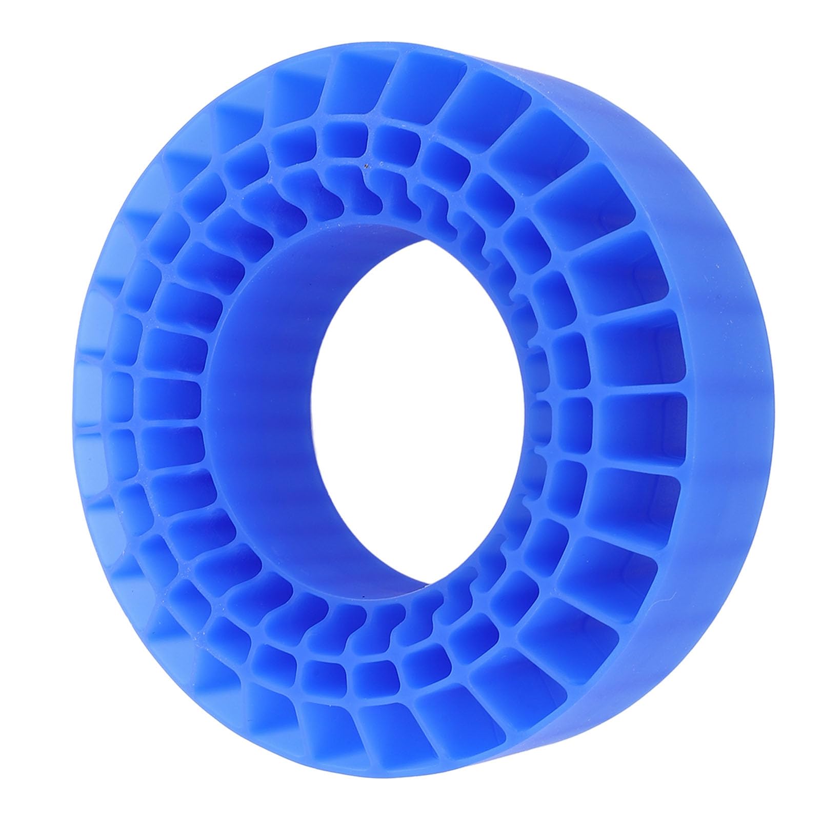 RC Tire Foam Insert, RC Tire Foam Easy to Install Silicone 3 Layers 4Pcs Hollow for 1/10 RC Car 1.9 Inch Tire (Blue)
