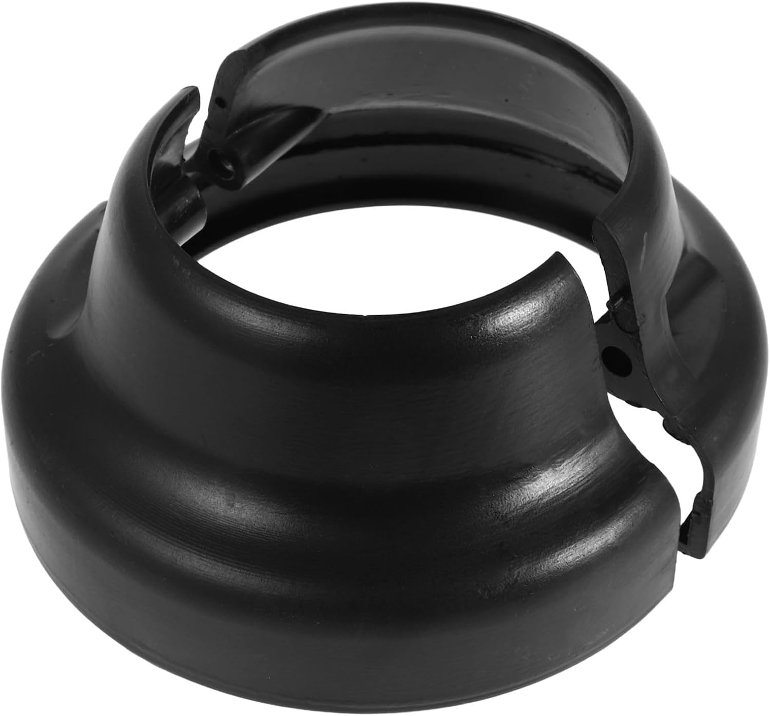 OUNONA Protective Ground Cover and Base for Playground Fitness Equipment, 76mm Tube Compatible Black Column Fasteners, Playground Safety and Amusement Facility Accessories