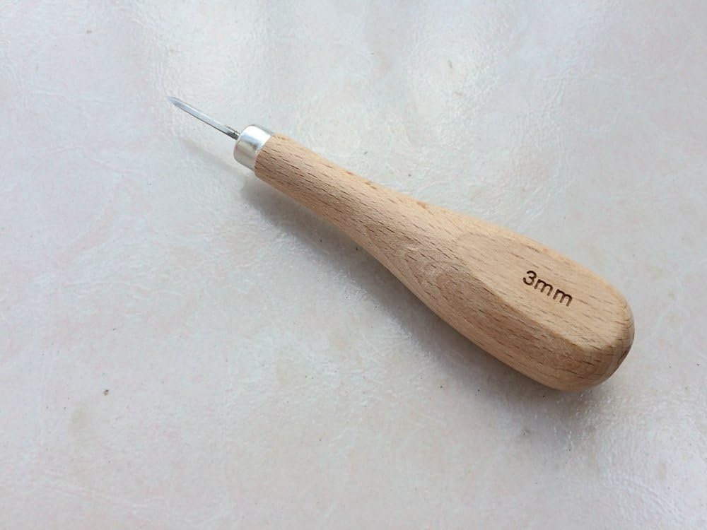 Leathercraft Sewing Awl Leather Stitching Awl for leather sewing (3mm)