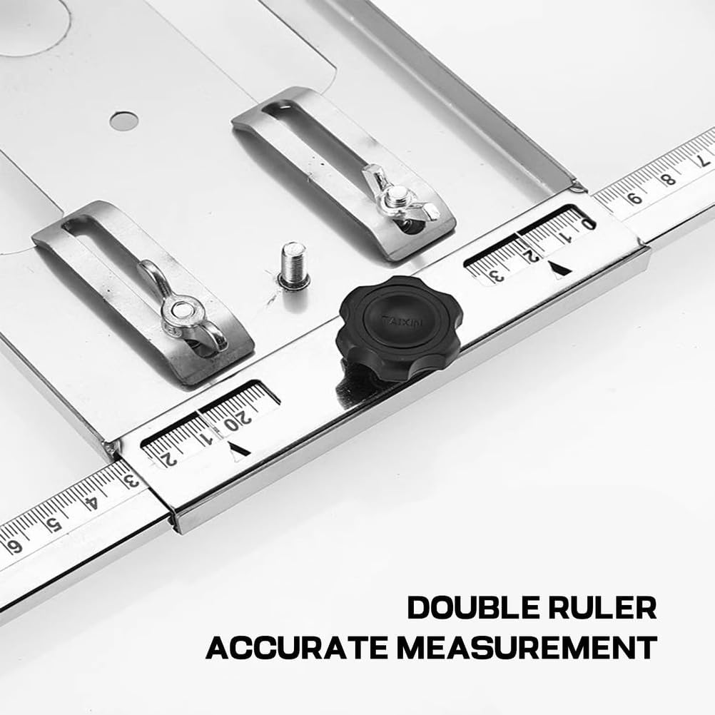 Circular Saw Guide Rail, Cutting Machine Edge Guide Positioner Edge Guide Positioning Board Cutting Tool Suitable for Electric Circular Saw Trimming Machine
