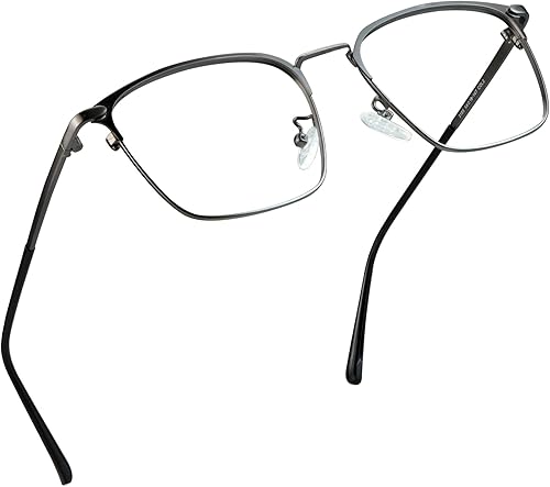 Vista 75 de LifeArt Lentes de bloqueo de luz azul, antifatiga ocular, anteojos de lectura para computadora, anteojos de TV para mujeres y hombres, antirreflejos