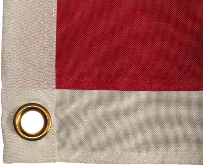 AES 3x5 Embroidered Sewn Bennington 76 600D Solarmax Nylon Flag 3'x5' Brass Grommets