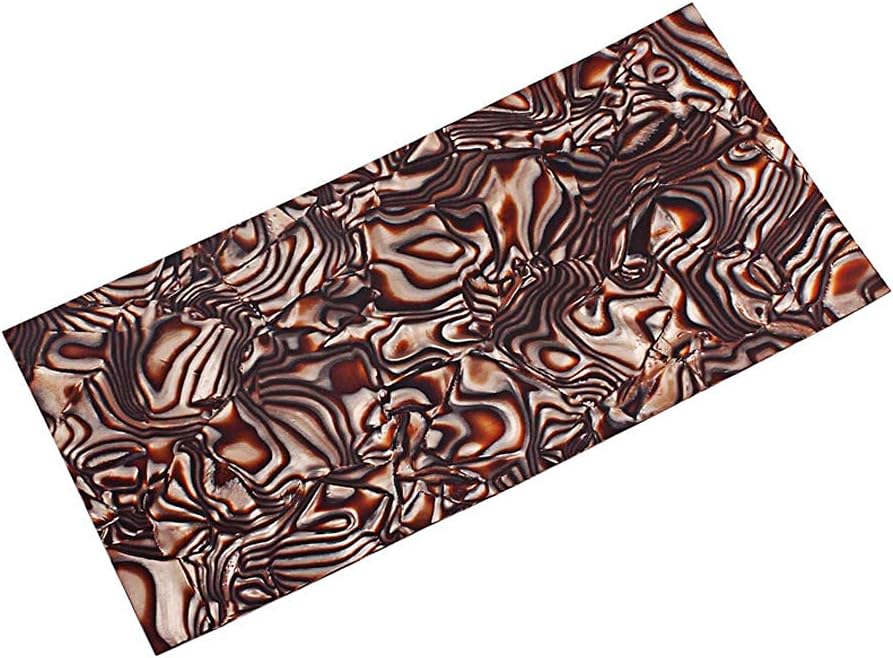 Alnicov Guitar Head Veneer Celluloid Head Veneer Shell for Guitar Parts Replacement Tool