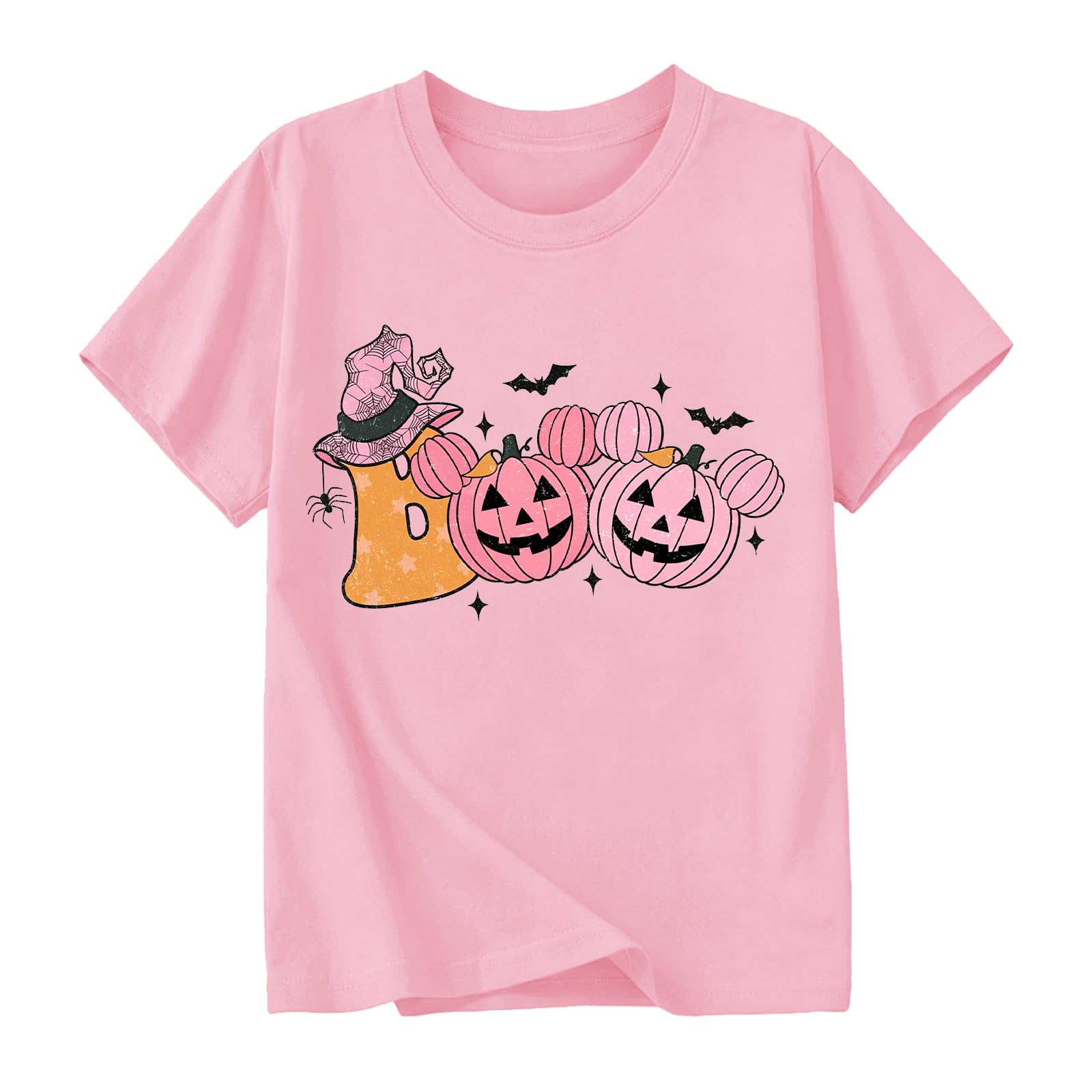 Photo 1 of BFOKMLDI Girls/Boys Halloween Ghost Tie Dye T-Shirt