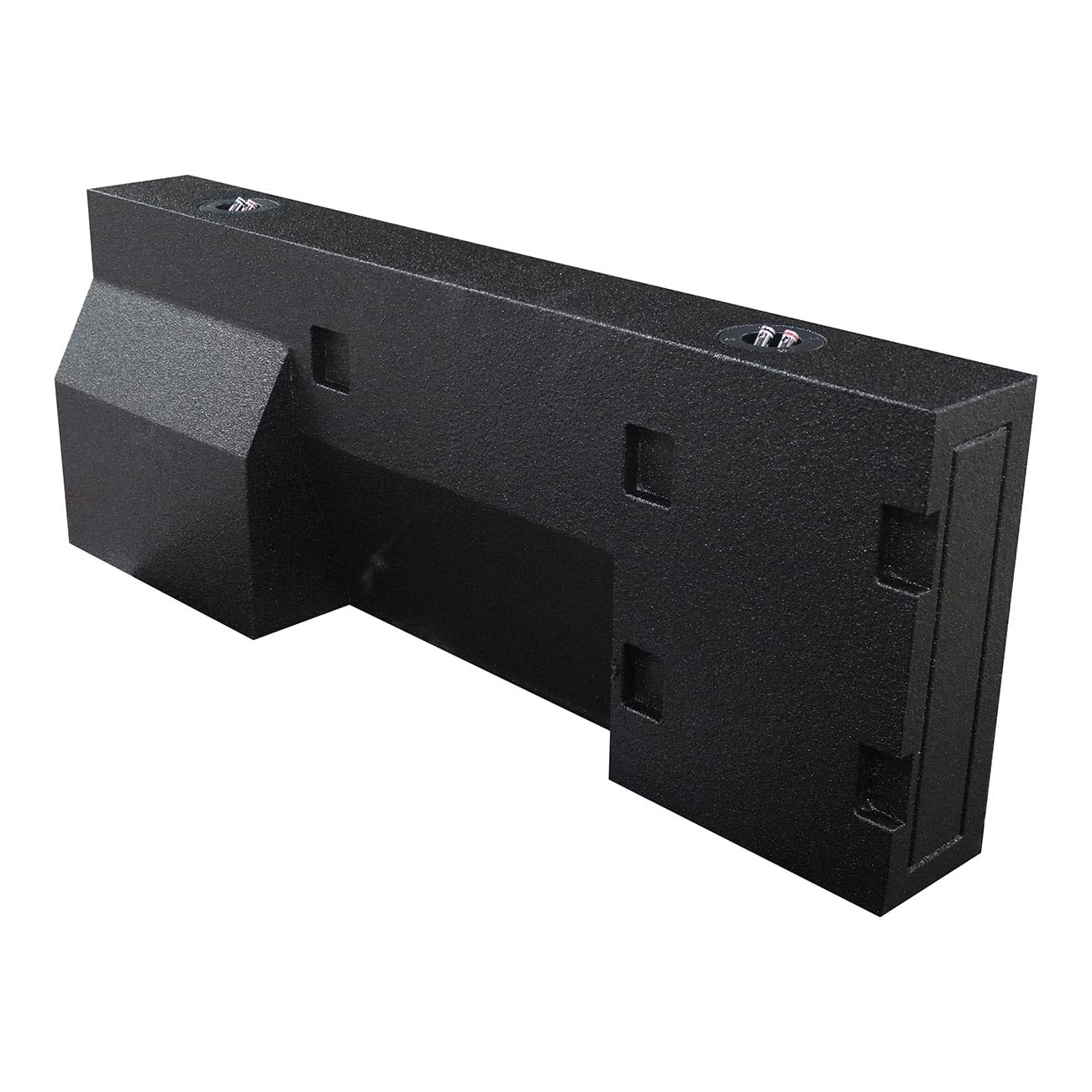 Q Power Dual 12"" UNDERSEAT UPFIRE SUB Enclosure Box for 2022-2024 Toyota Tundra Crew MAX