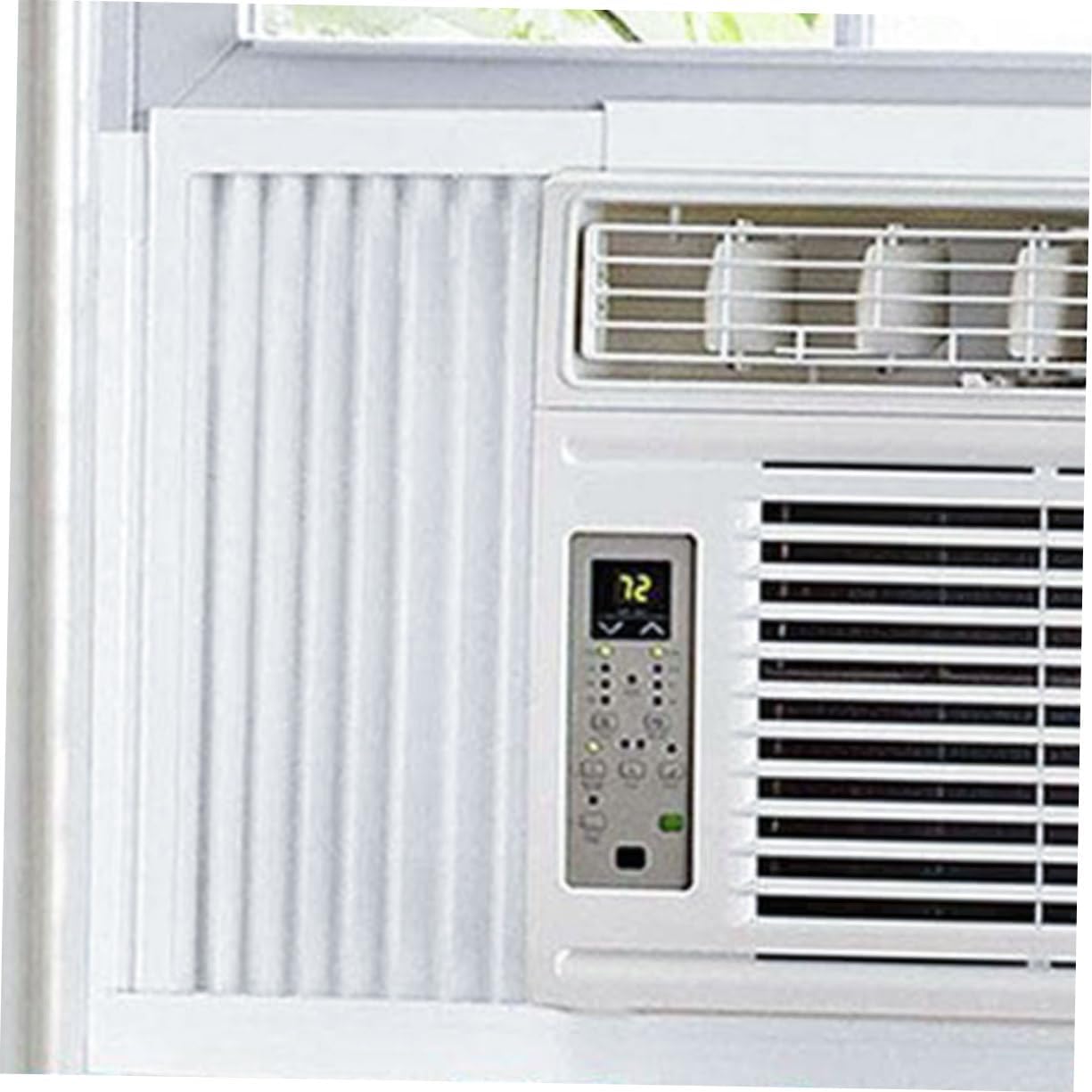 GLEAVI 1set Portable Ac Window Vent Kit with Adjustable Side Panels for Easy Installation Fit Air Conditioner Accessory for Efficient Cooling Any Room
