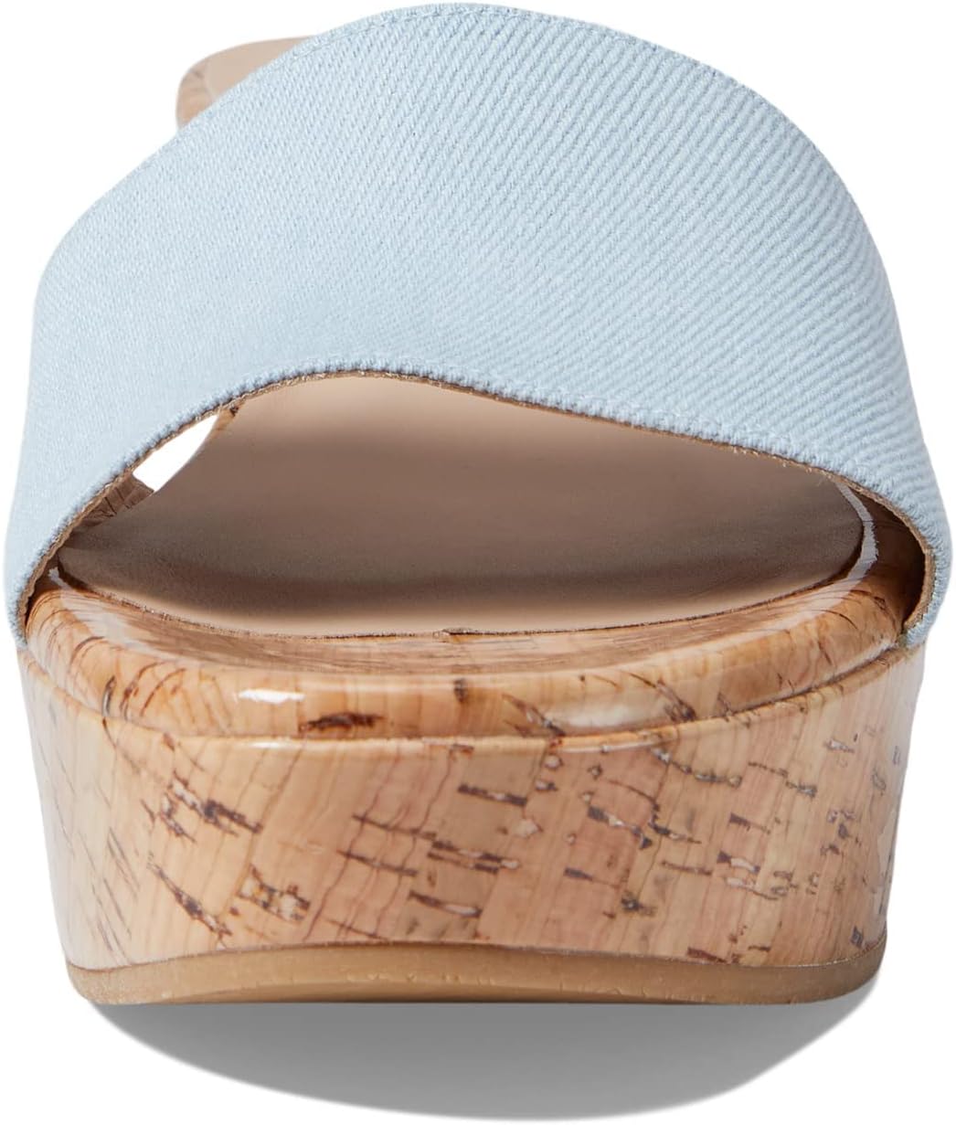 Amazon.com | Stuart Weitzman Summer Wedge Blue Degrade 8.5 B | Platforms \u0026  Wedges