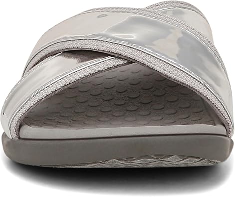 Vionic Merced Women's Cross Strap Slide Orthotic Sandals