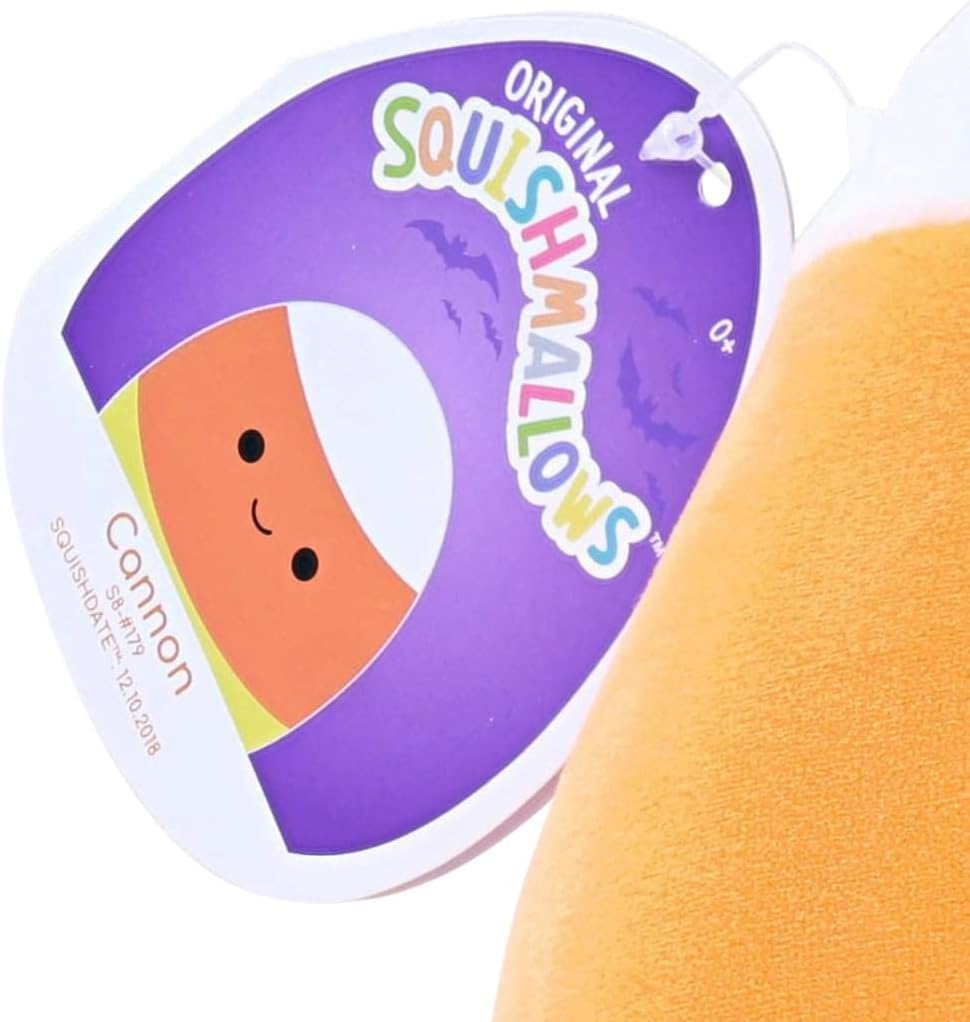 Squishmallows 8 Inch Halloween Plush | Cannon the Candy Corn