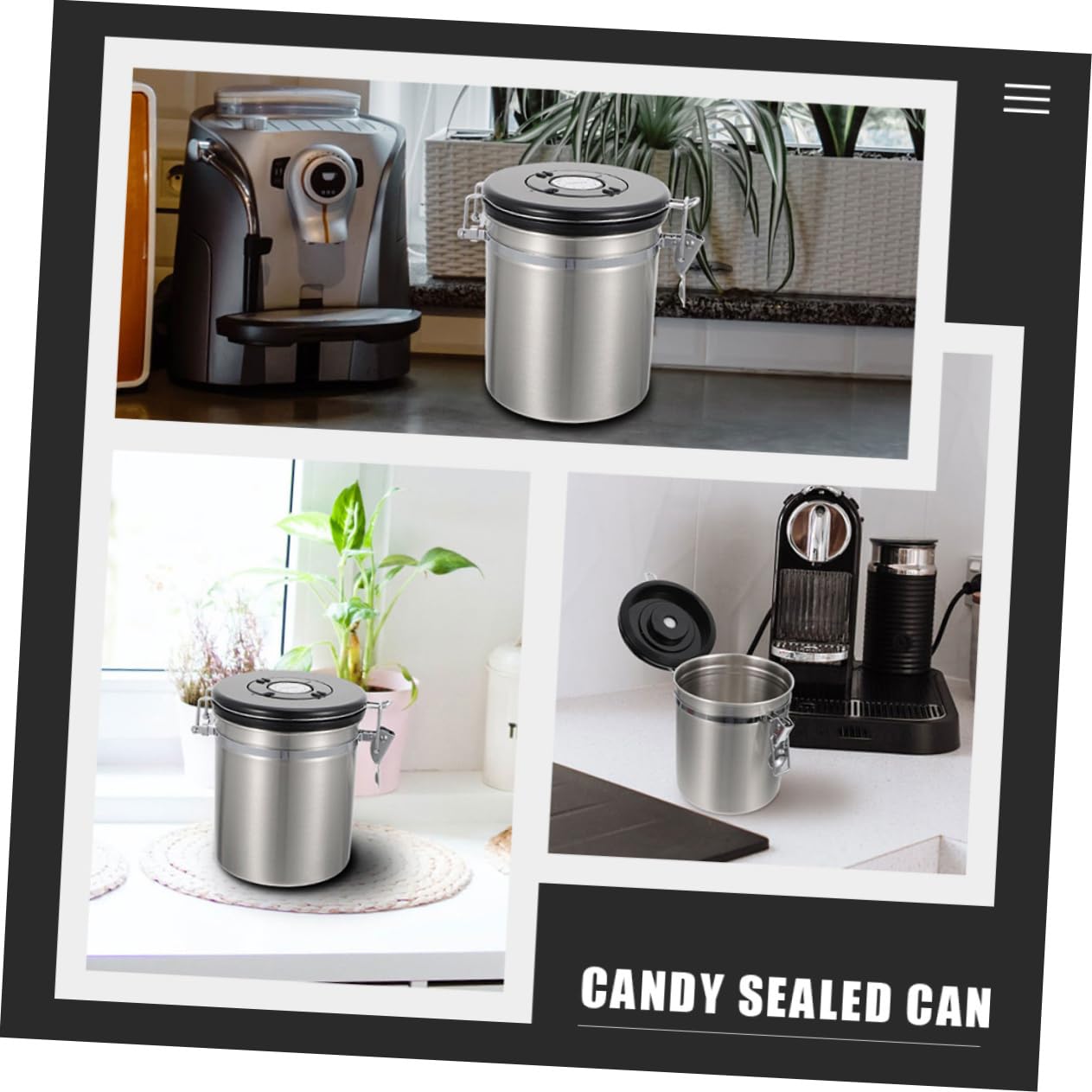 Zerodeko Contenitore Ermetico Per Cibo Per Cani E Gatti Caramelle Snack Con Facile Accesso Al Cucchiaio