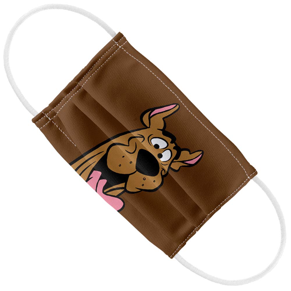 Scooby-Doo Kids Scooby Happy 1-Ply Reusable Face Mask Covering with Adjustable Nose Wire
