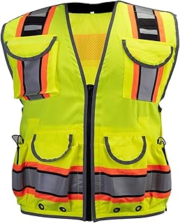 First Class Two Tone Surveyors Reflective Safety Vest (Large/XL)