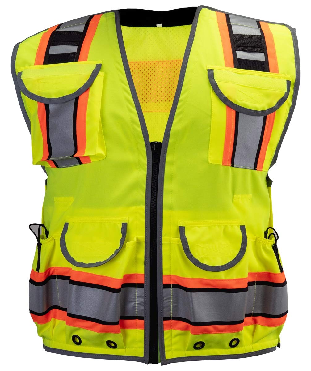 First Class Two Tone Surveyors Reflective Safety Vest (Small/Medium)