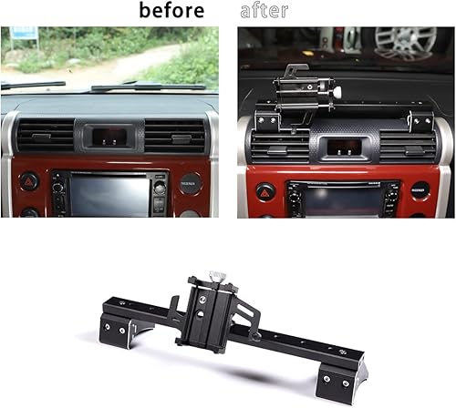 Miniatura 5 de Compatible con Toyo-ta FJ Cruiser 2007-2021 Consola central Soporte multifuncional para teléfono móvil FJ Cruiser Soporte especial para teléfono