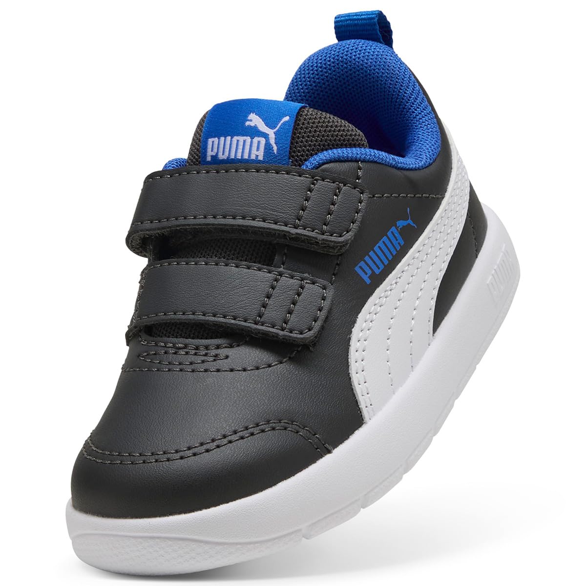 PUMA Unisex Courtflex V3 dziecięce buty niemowlęce, V3 V White Clyde Royal, 9 UK