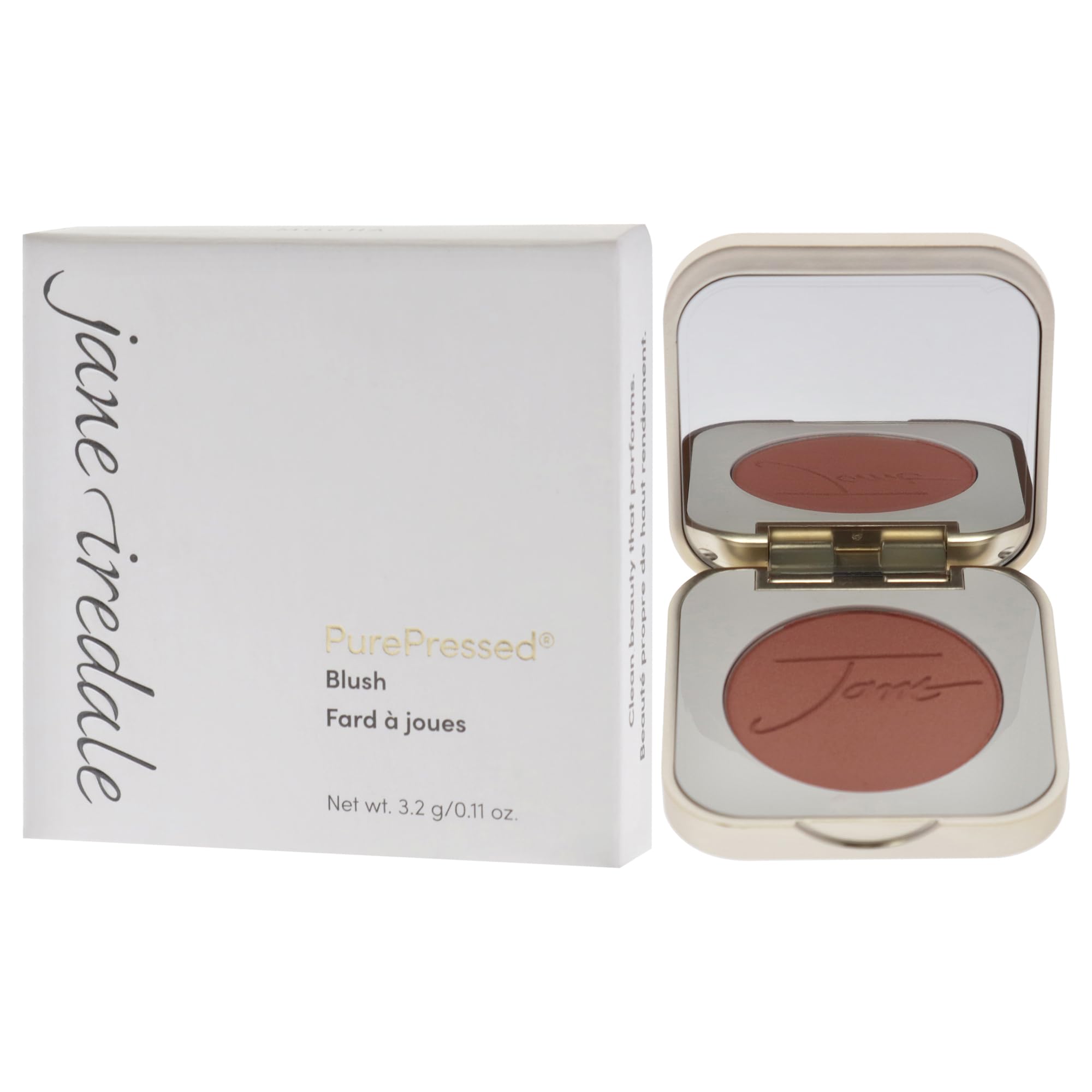 PurePressed Blush - Mocha by Jane Iredale for Women - 0.11 oz Blush