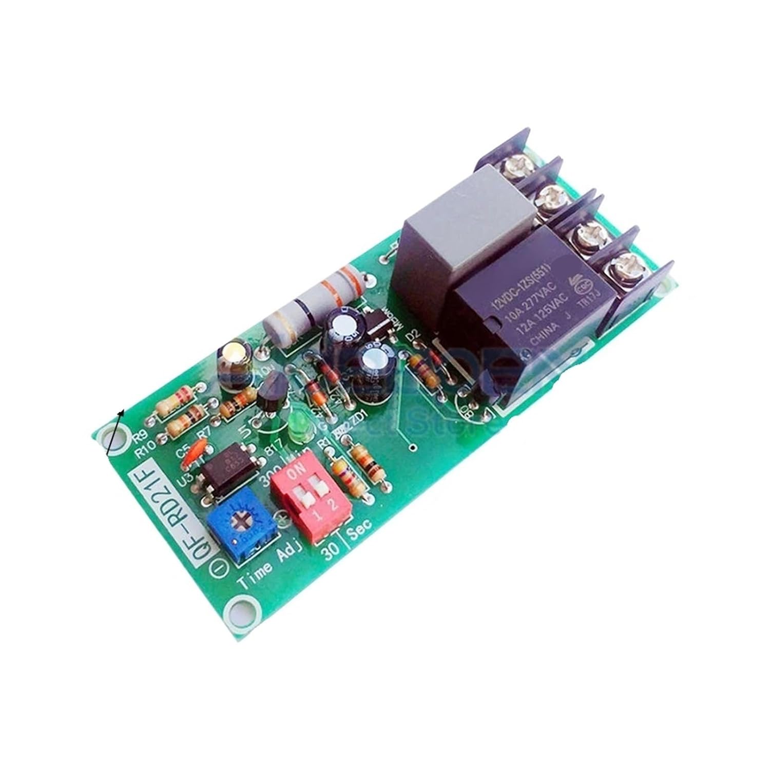 AC100V-220V Adjustable Timer Control Relay Module Exhaust Fan Closing delay Switch Board