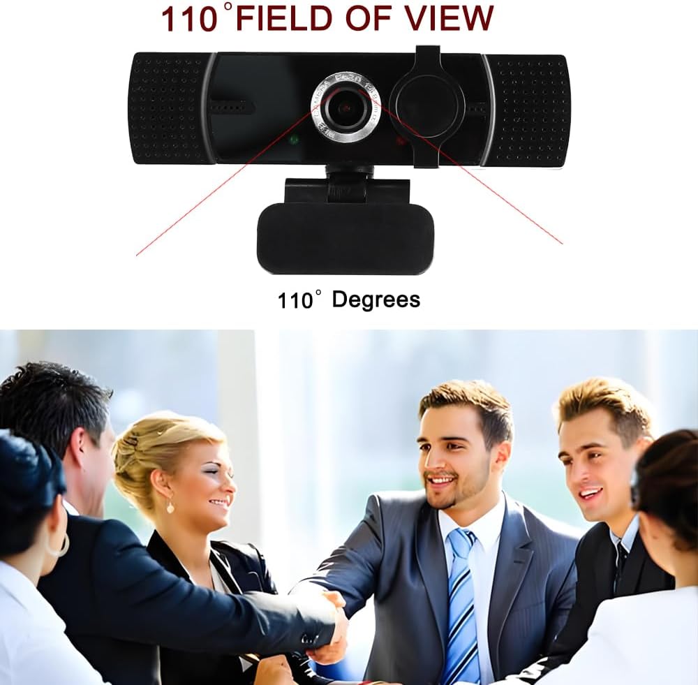 Hd (1080P) Computer Network USB Camera with Microphone, 1.8m Cable, typc-c Adapter, Triangle Stand. for Network Office, Video, Study, Live broadcast-3pack