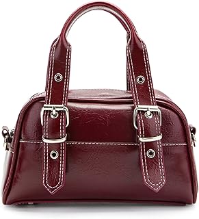 Ecrou Kemer Detaylı Omuz Çantası Bordo