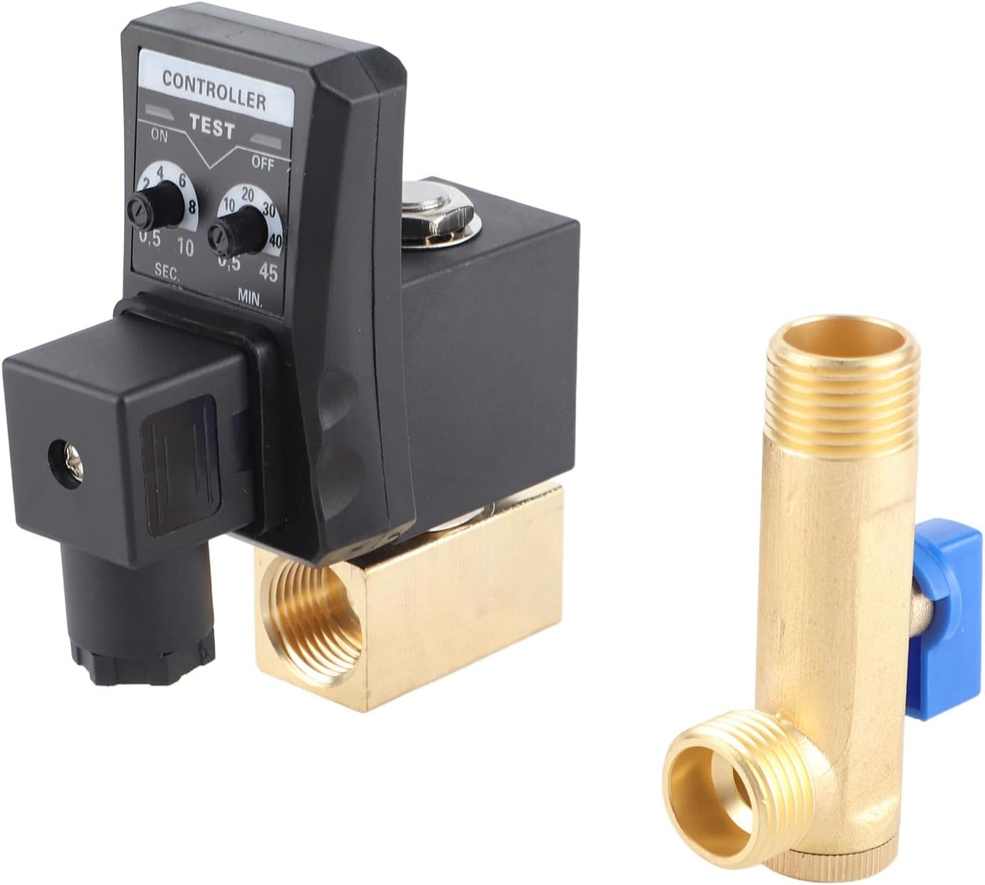 G1/2 DN15 230V Automatic Timed Water Electronic Timed Drain Valve for Air Compressor Condensate Management(230V)