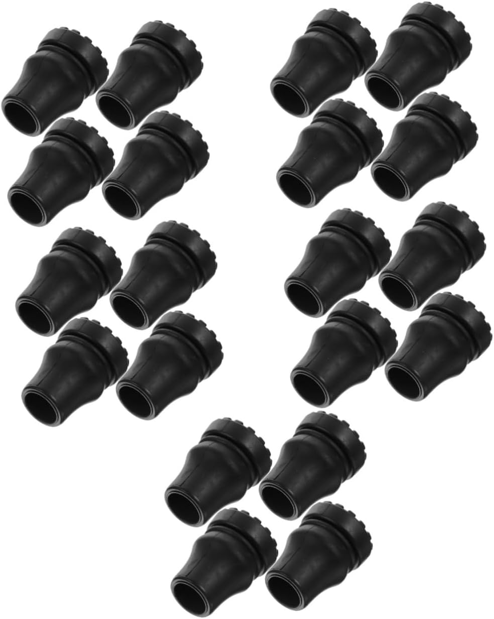 BESPORTBLE Anti-Slip Crutch Foot Pads Walking Stick Crutch Foot Cover Non-Slip Crutch Feet Tip Crutch Tips Trekking