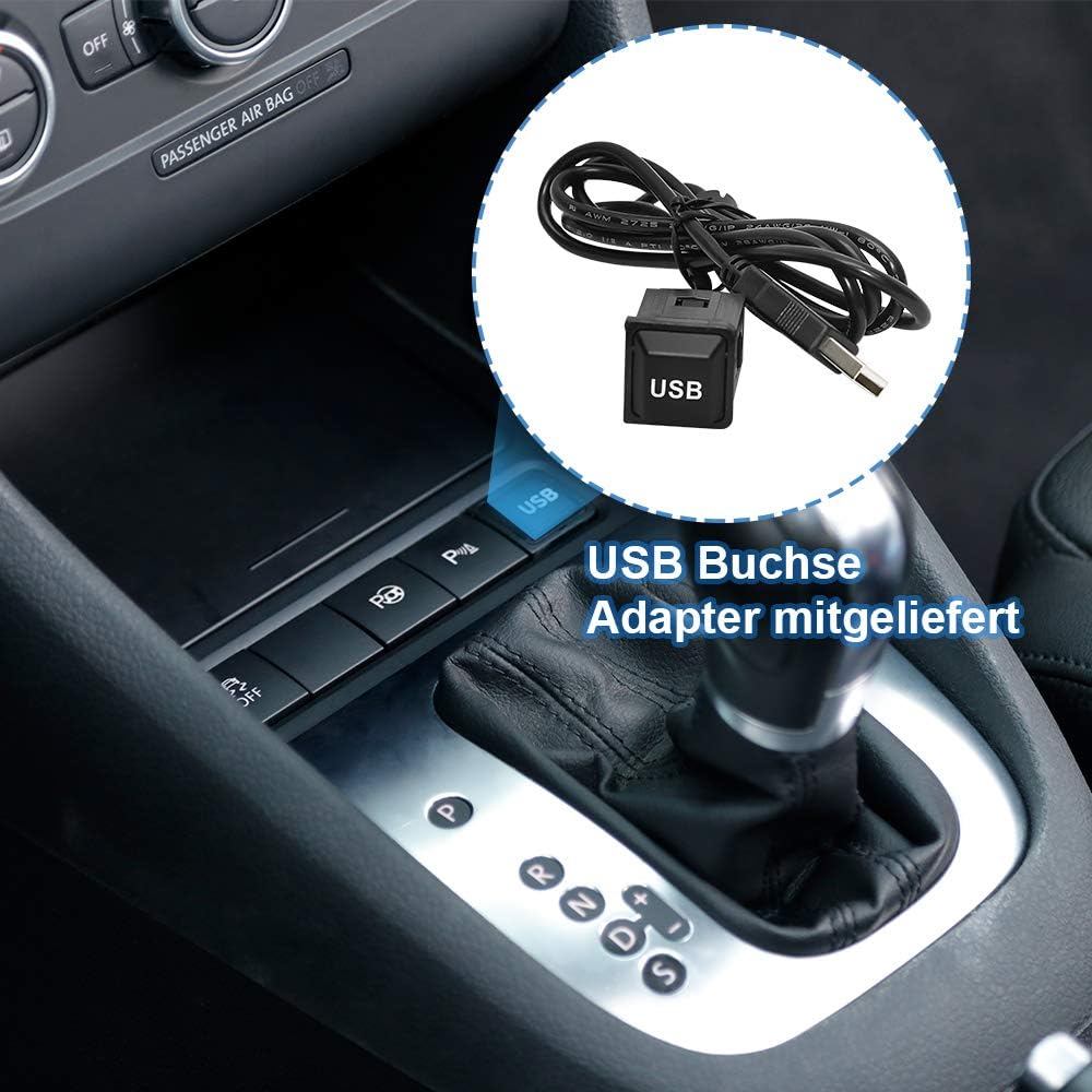 USB bus adapter included with the car radio