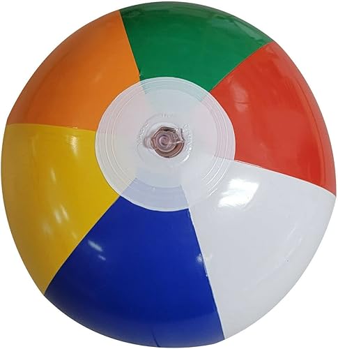 Miniatura 2 de Pelotas coloridas de playa arcoíris (8 pulgadas), suaves y ligeras, perfectas para niños que nadan, juegan rebotando, diversión hinchable, juguete